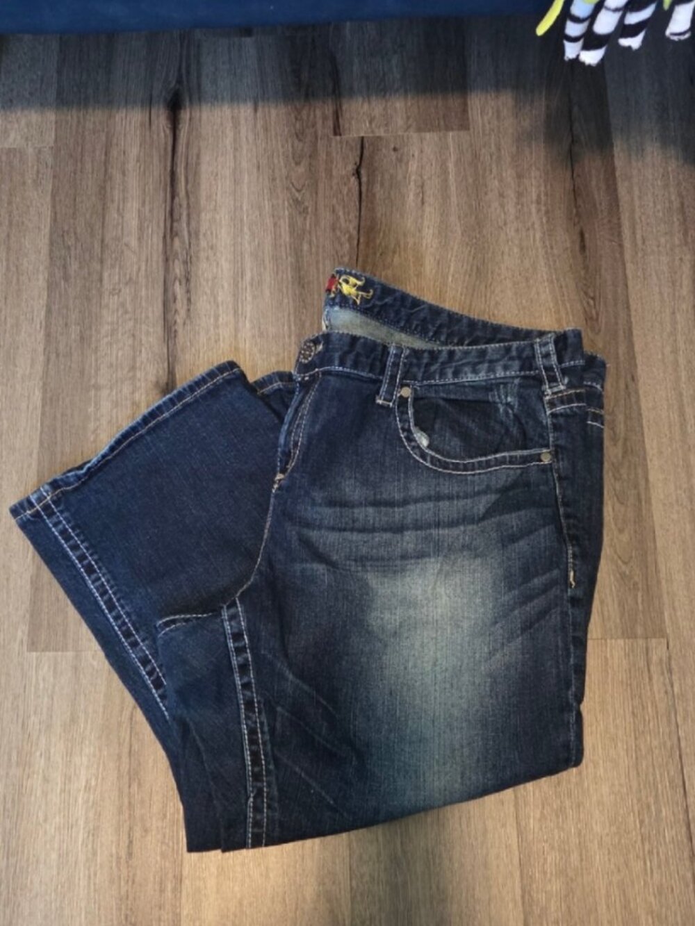 Maurices Cropped Jeans | Women’s Plus 26 Reg | Dark Wash